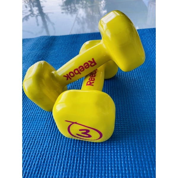 [Chính Hãng - giá huỷ diệt] Bộ Tạ Tay 12kg Bọc Nhựa Chính Hãng Siêu Bền Rẻ Đẹp Reebok RAWT-11056