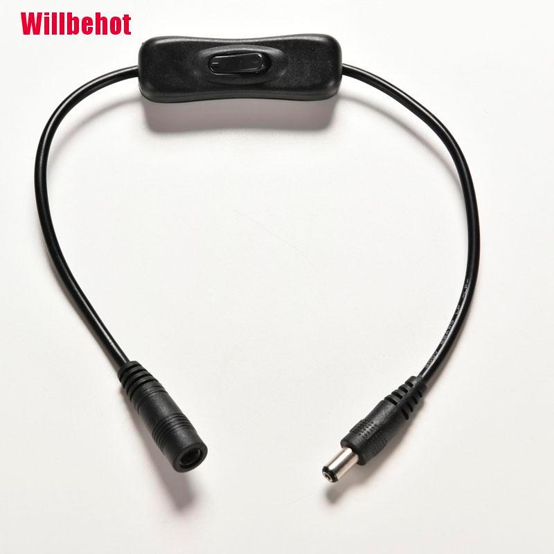 [Willbehot] In-Line Power Switch On/Off 2.1Mm/5.5Mm Cable Jack For Arduino Plug 12V [Hot]