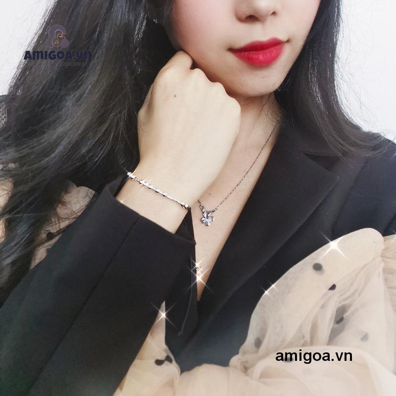 ✨✨Vòng Tay Dây Bện Thiết Kế Phong Cách Mã Morse Dành Cho Cặp Đôi