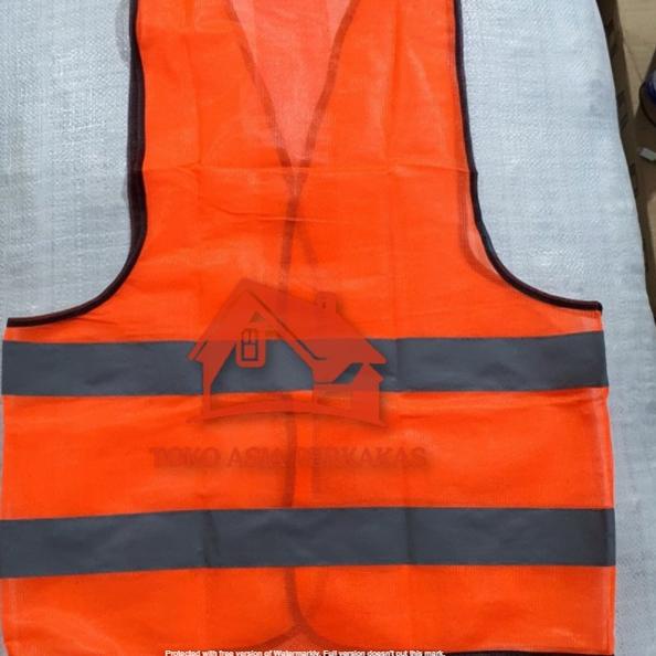 Đứng lên! Quần Áo An Toàn POLYESTER Màu Cam Cơ Bản Có 2 Đường Kẻ ROMPI