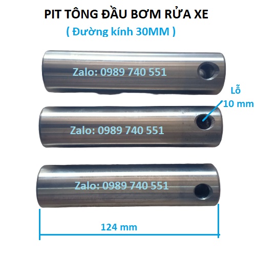 01 Pit tông đầu bơm rửa xe cô doa chạy động cơ 1.1kw - 3kw