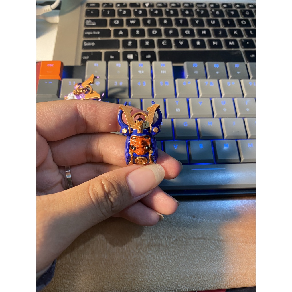 Keycap Artisan Samurai Xanh Dương Đậm