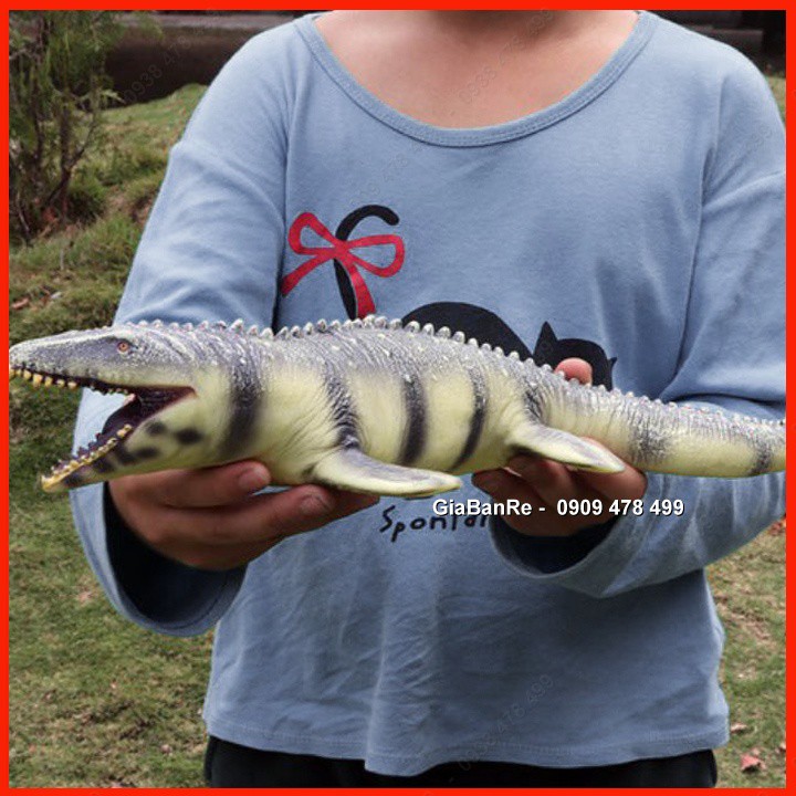 Mô Hình Khủng Long Thủy Sinh Khổng Lồ Mosasaurus 43cm - Nhựa Mềm - 7740.1