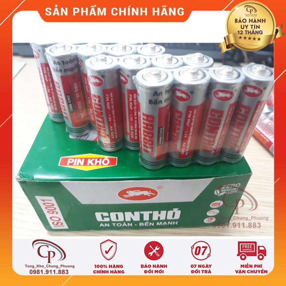 [combo 2 viên] Pin tiểu AA - Pin đũa AAA - Pin Con Thỏ - Vỉ 2 viên