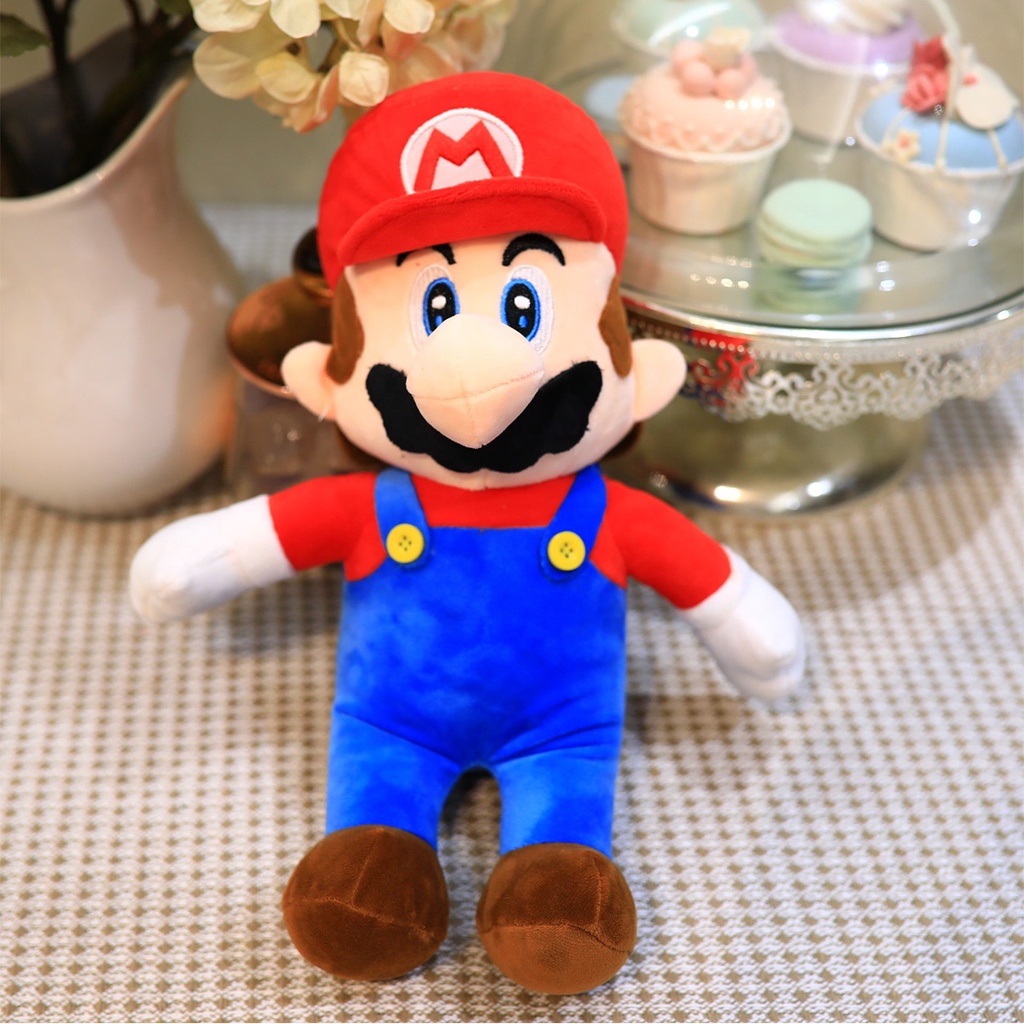 30cm Thú Bông Super Mario Bros Sang Trọng Búp Bê Luigi Nhân Vật Đồ Chơi Búp Bê Trẻ Em Quà Tặng * Vận Chuyển Nhanh