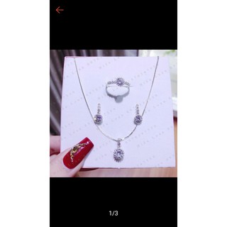 Bộ trang sức đá nhỏ 3 món đẹp