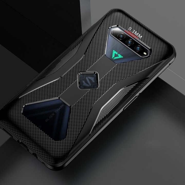 Ốp lưng Black Shark 4 Pro - Shark 4 - Shark 4s đen chống sốc