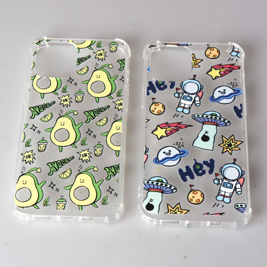 Ốp Điện Thoại Họa Tiết Trái Bơ Phi Hành Gia Cho iphone 12 pro max 7 8 6 6s plus 11 pro max xr xs max x se 2020
