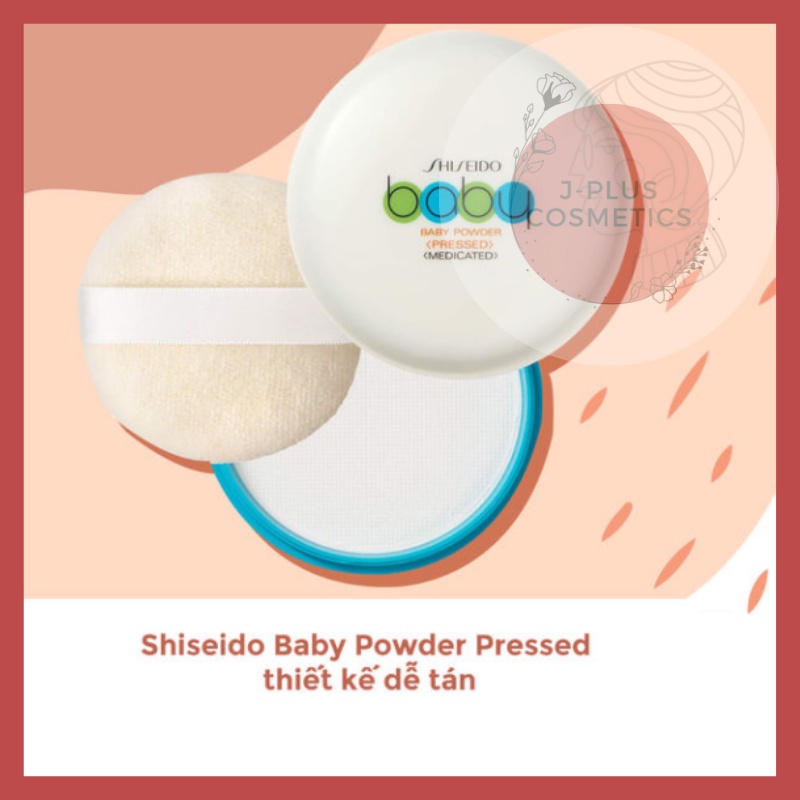 Phấn Phủ Kiềm Dầu Shiseido Baby Powder Pressed Medicated 50gr [Nhật]