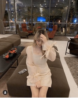 ĐẦM tay phồng, đầm chữ a