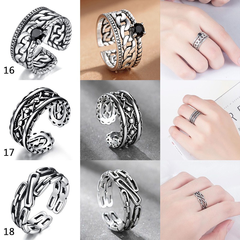 Nhẫn bạc 925 Thái Lan 50 thiết kế kiểu dáng sang trọng S1