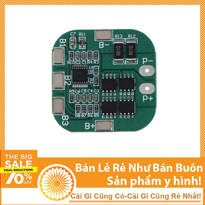 Mạch Sạc Bảo Vệ Pin 4S 14.8V 18650 16.8V 20A