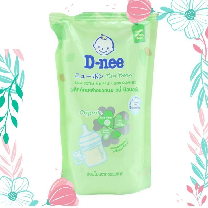 Nước rửa bình sữa Dnee bịch 550ml  nội địaThái Lan -Shop Mẹ Khoai