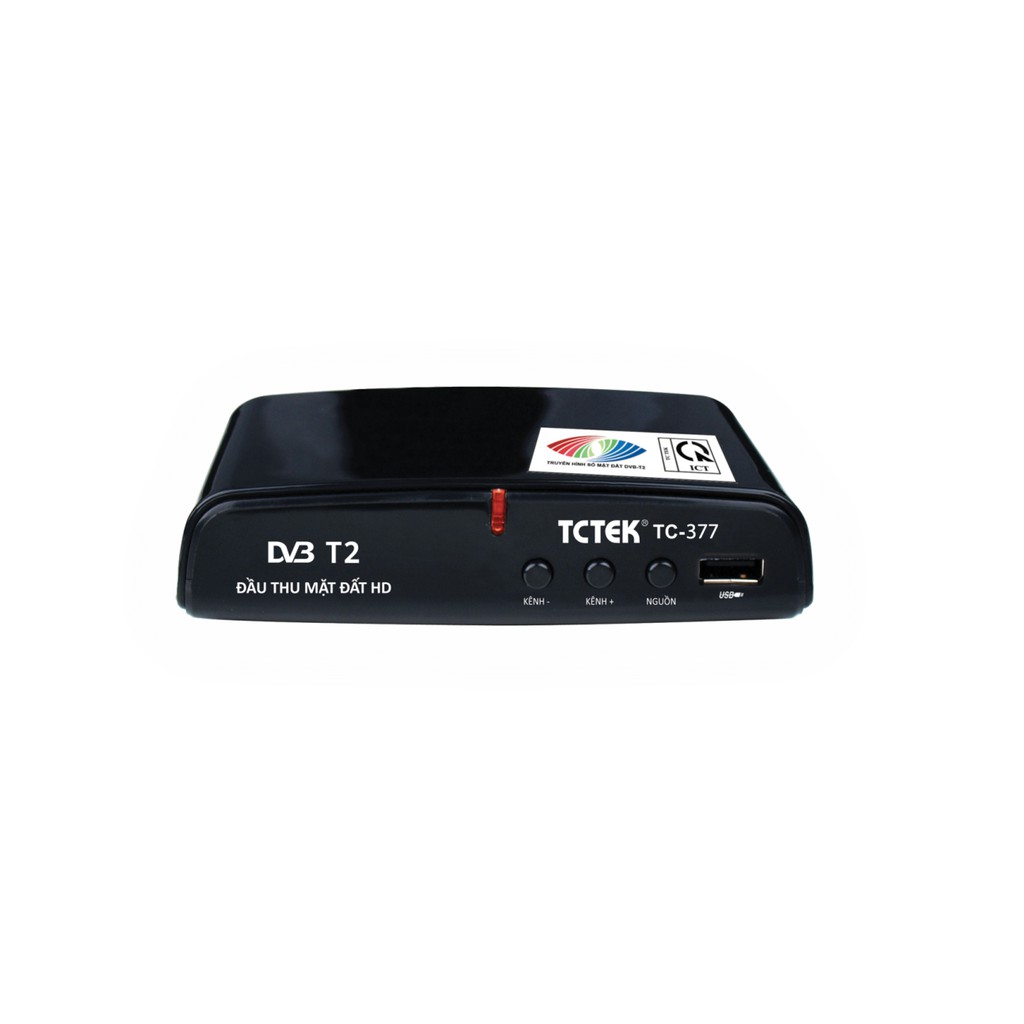 [Chính Hãng DVB-T2] Đầu thu mặt đất DVB T2/ TCTEK377 Xem miễn phí 65kênh truyền hình/ có sách hướngdẫn lắp ráp &amp; cài đặt