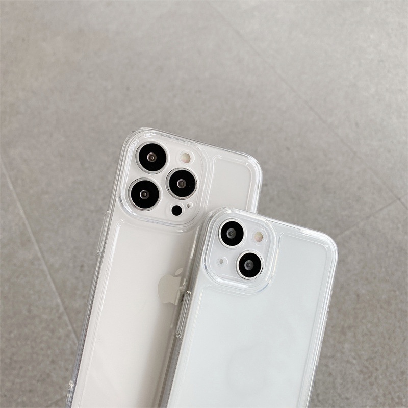 Ốp Điện Thoại Trong Suốt Mạ Điện Họa Tiết Vũ Trụ Cho iPhone 13 12 11 X XS Pro Max XR 6 6S 7 8 Plus