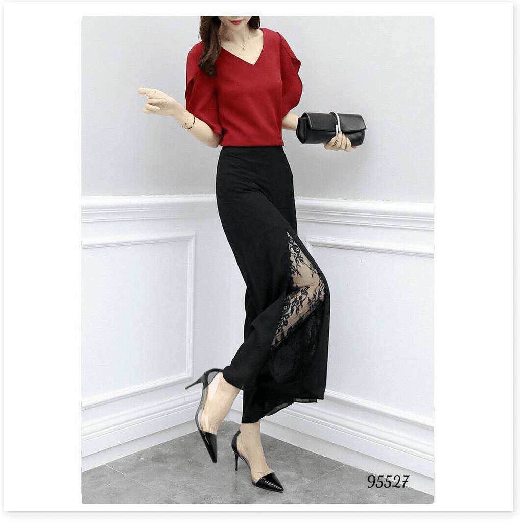 SET COTTON LẠNH,QUẦN CÓ DÂY KÉO,THIẾT KẾ HỌA TIẾT TRƠN NHƯNG KHÔNG KÉM PHẦN SANG TRỌNG  THỜI TRANG KME.STORE