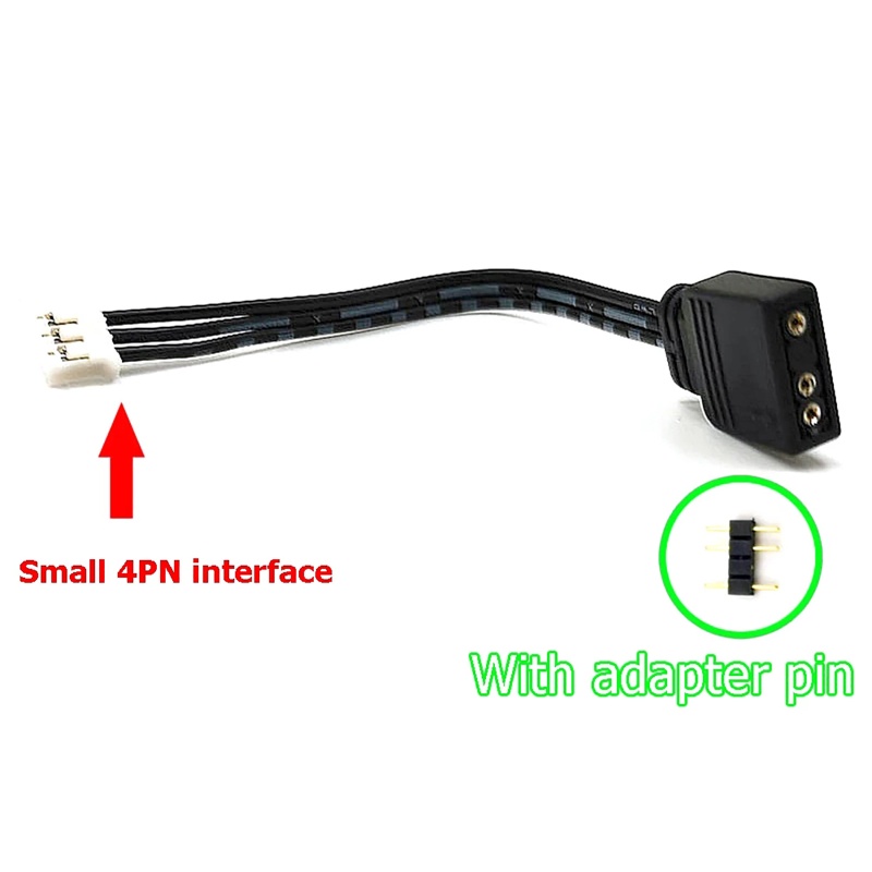 Cáp ChuyểN ĐổI QuạT TảN NhiệT 5V ARGB 3pin Sang 6pin / 4pin