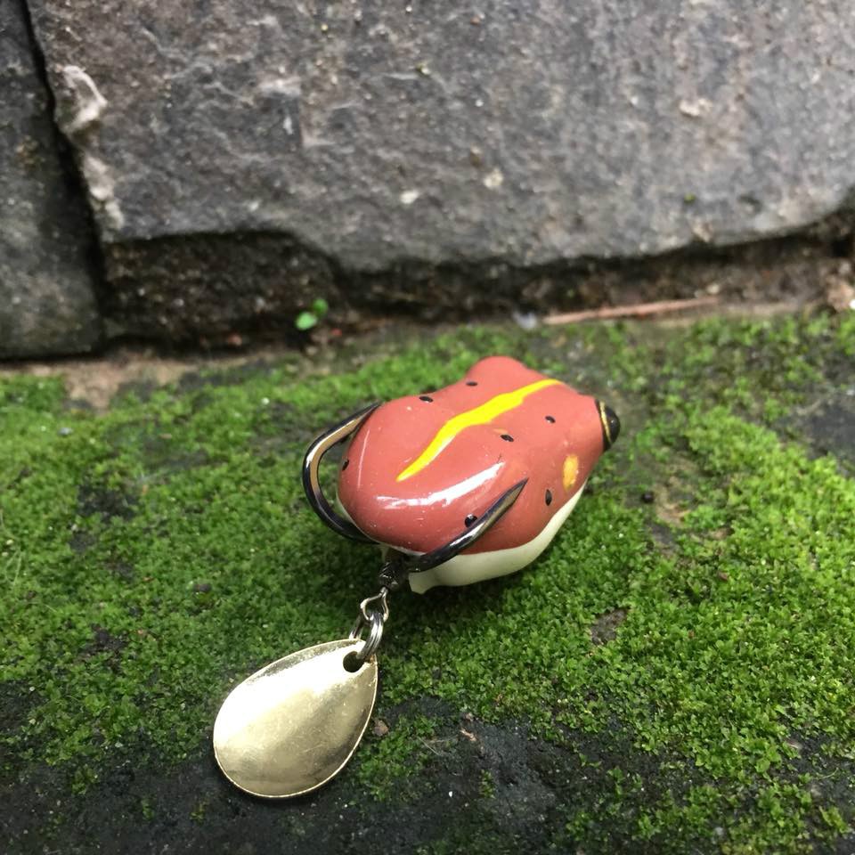Mồi nhái mềm V3 câu lure cá lóc Thái Lan cực nhạy - Mồi nhái hơi frog toon V3 câu cá lóc đồng, cá lóc bông
