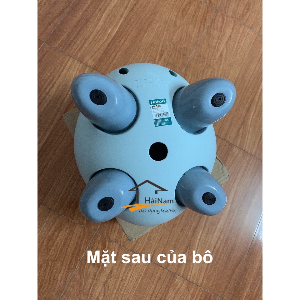 Bô vệ sinh trẻ em Hokori cho bé từ 6 tháng đến 5 tuổi chống trơn trượt có chỗ dựa và khay