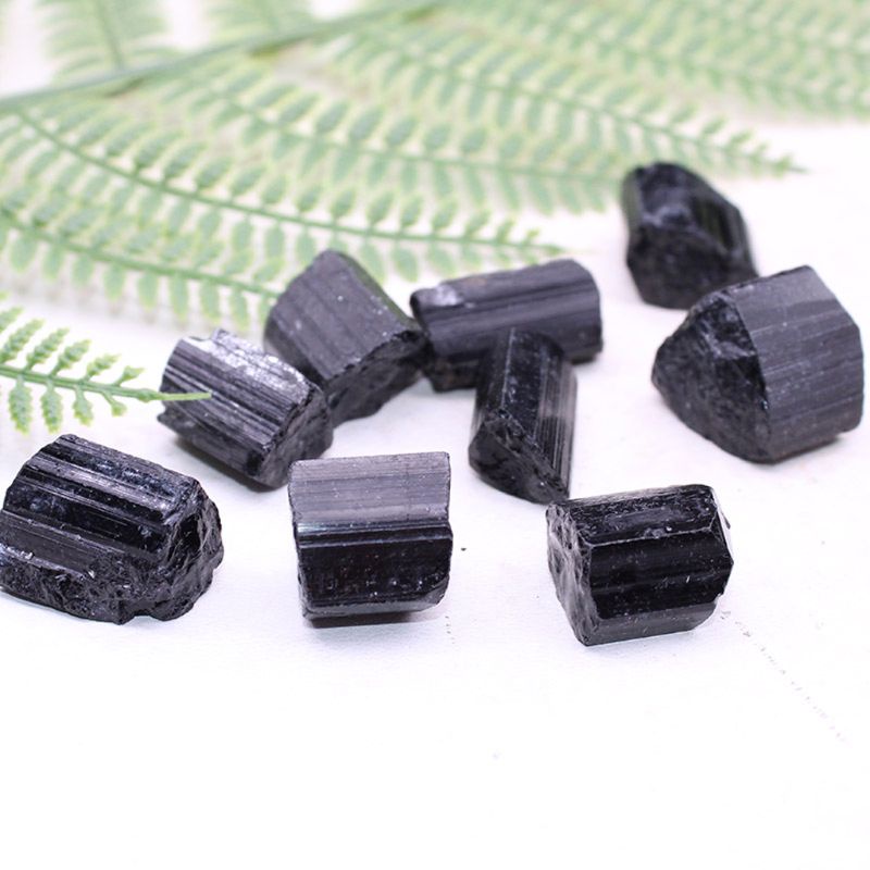 Mặt Vòng cổ Bằng Đá Tourmaline Đen Tự Nhiên Chữa Bệnh