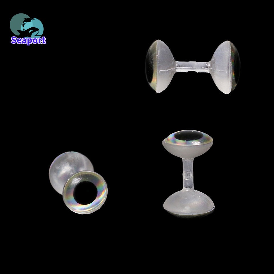 Set 10 Mắt 3D 6mm 8mm 10mm Hỗ Trợ Câu Cá