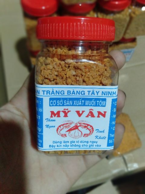 MUỐI TÔM TÂY NINH{ HỦ 100G}