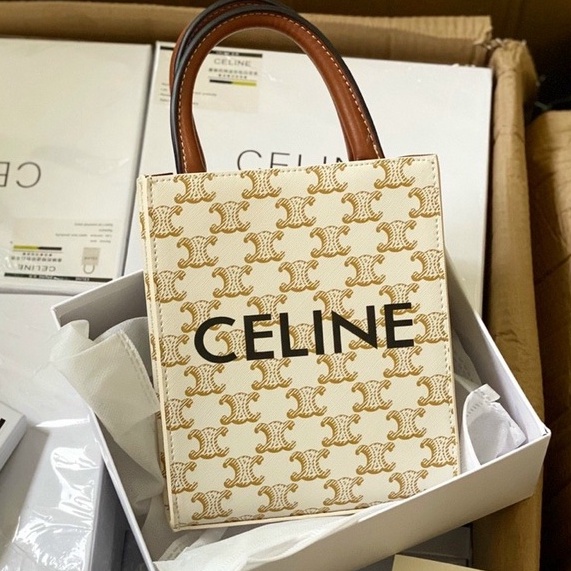 túi xach tay + đeo chéo nữ ce line full box size 17cm x4cm x 21cm có sẵn siêu xinh