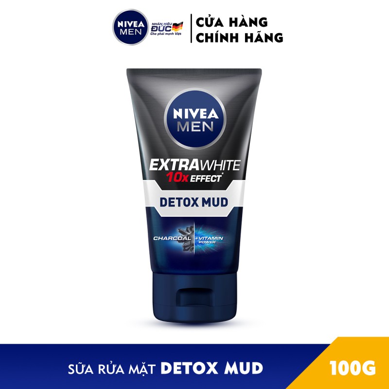 Sữa rửa mặt bùn khoáng ngừa mụn Nivea Acne Clear 10x