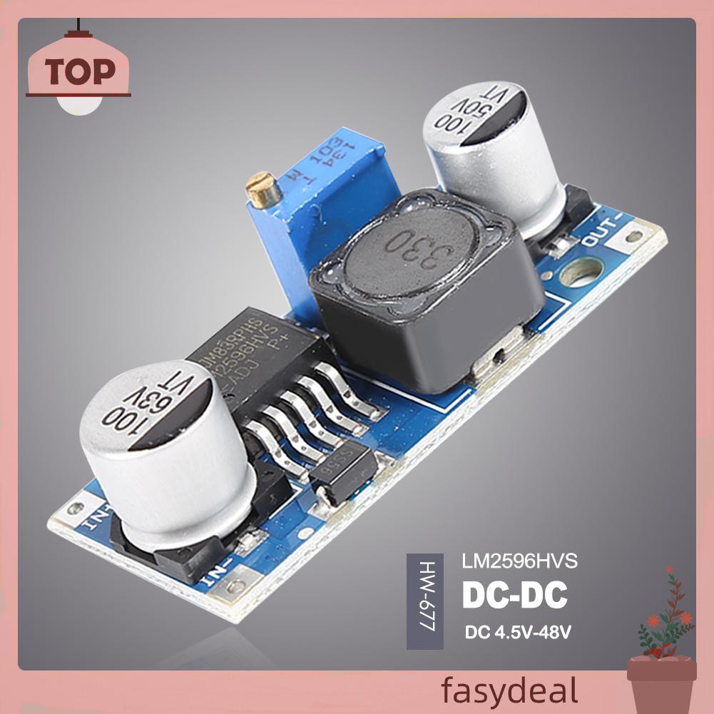 (Fas) Bảng Mạch Hạ Áp Dc-Dc Dc 4.5v-48v Lm2596Hvs