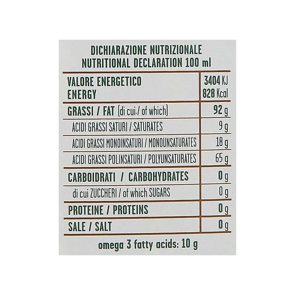 Dầu Óc Chó Monini Chai 250ml - Walnut Oil Monini Olio Di Noce 250 ml