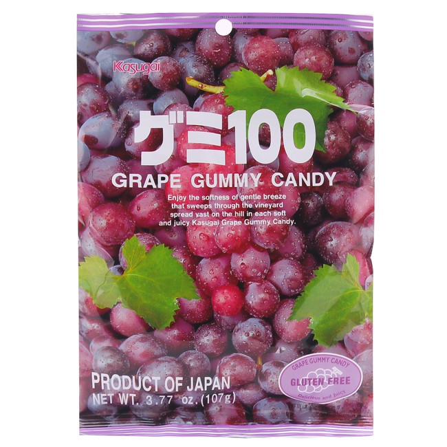 Kẹo dẻo vị nho đỏ  107g