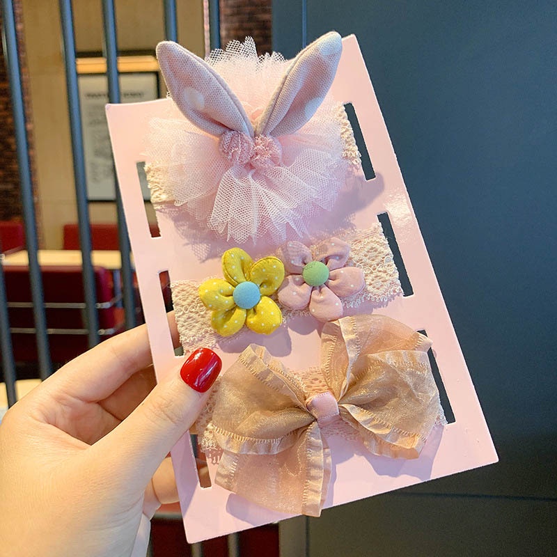 Set 3 băng đô nơ dễ thương cho bé gái