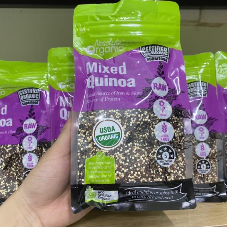 Hạt Diêm Mạch Hỗn Hợp Absolute Organic Mixed Quinoa 400g