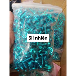 Gr5.combo 10 con ốc titan 5 li nhiễn dàn áo honda.