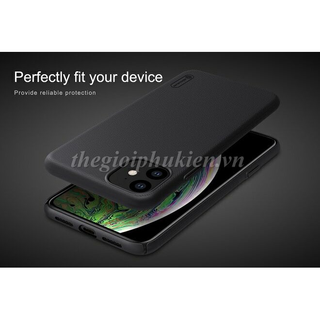 Ốp lưng iPhone 11, iPhone 11 Pro, iPhone 11 Pro Max chính hãng Nillkin dạng sần