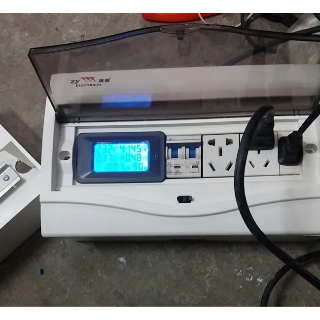 Công tơ điện tử 100A 6 thông số AC P06S-100A/20A 110~250VAC 22kW ,Đo Công Suất, Điện Áp, Cường Độ Dòng Điện