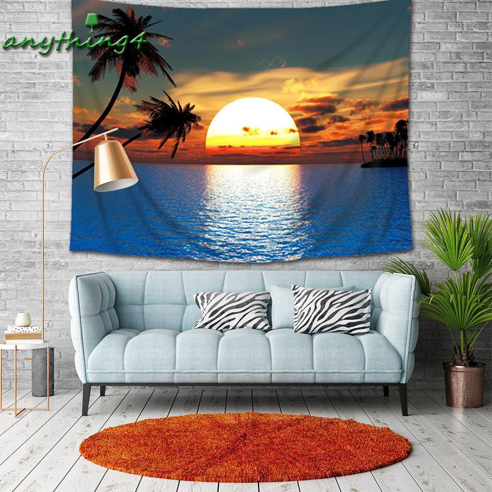 ♚any♚Scenery Hanging Tapestry Beach Picnic Yoga Mat Travel Carpet Home Art Decor