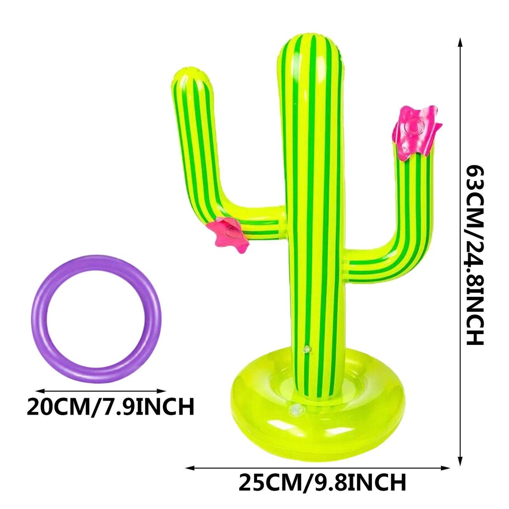 Bộ Vòng Nhẫn Hình Cây Xương Rồng Vui Nhộn Dành Cho Các Bữa Tiệc / Bãi Biển