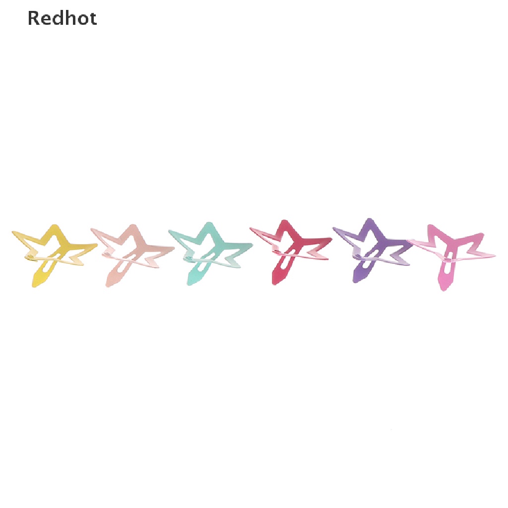 Bộ 6 Kẹp Tóc Kim Loại Hình Ngôi Sao Dễ Thương