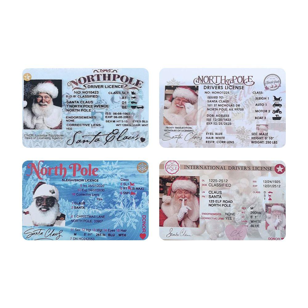 CONOPERY Bộ 4 Món Đồ Chơi Ông Già Noel Chống Thất Lạc Sáng Tạo