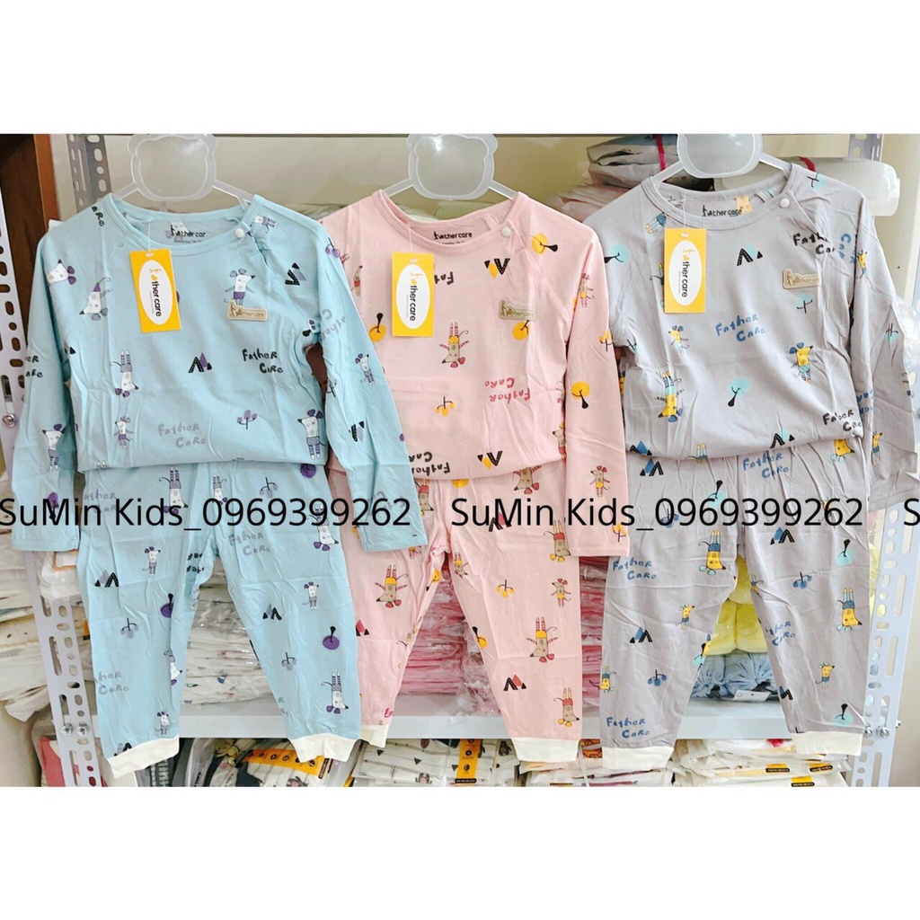 Bộ dài tay chất cotton mỏng cho bé trai/ bé gái hãng fathercare