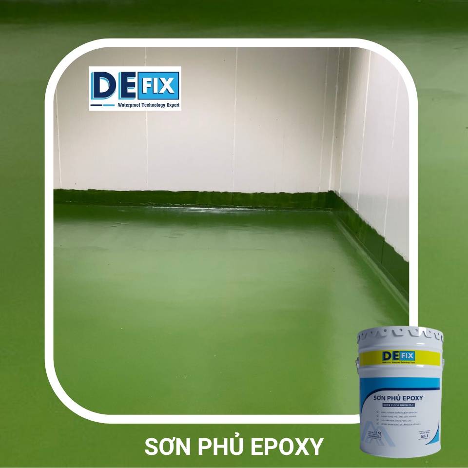 Sơn phủ sàn công nghiệp EPOXY , sơn sàn bê tông, sàn nhà xưởng #4Lít