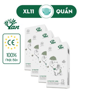 COMBO 4 túi Bỉm quần Angel YAN ULTRATHIN CORE Size M13-L12-XL11-XXL10
