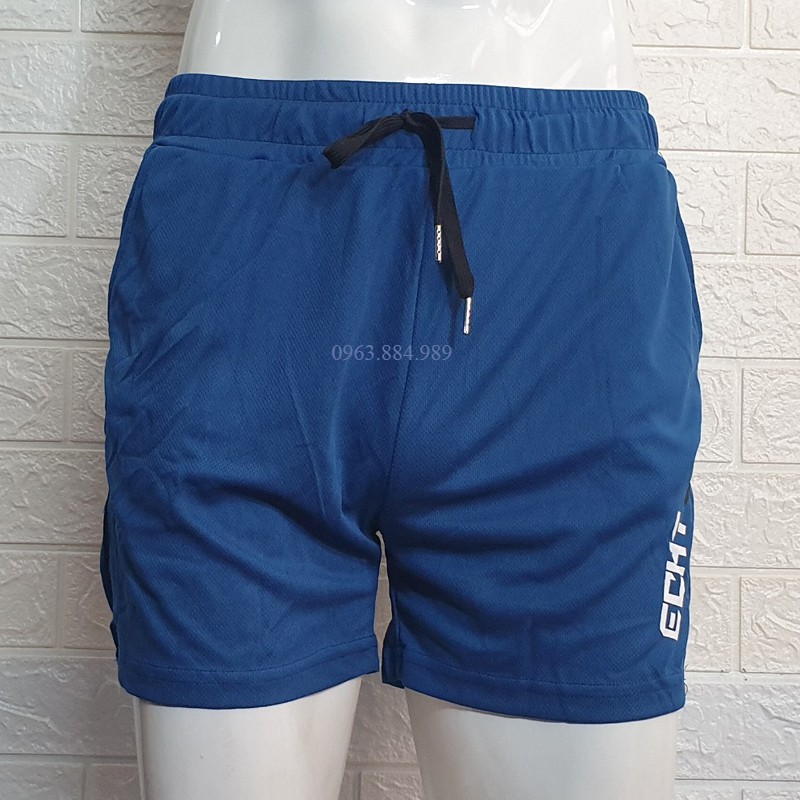 Quần đùi thể thao ECHT.03 dáng ngắn chất thun cao cấp cho anh em chơi mọi môn thể thao- Ảnh, video shop làm