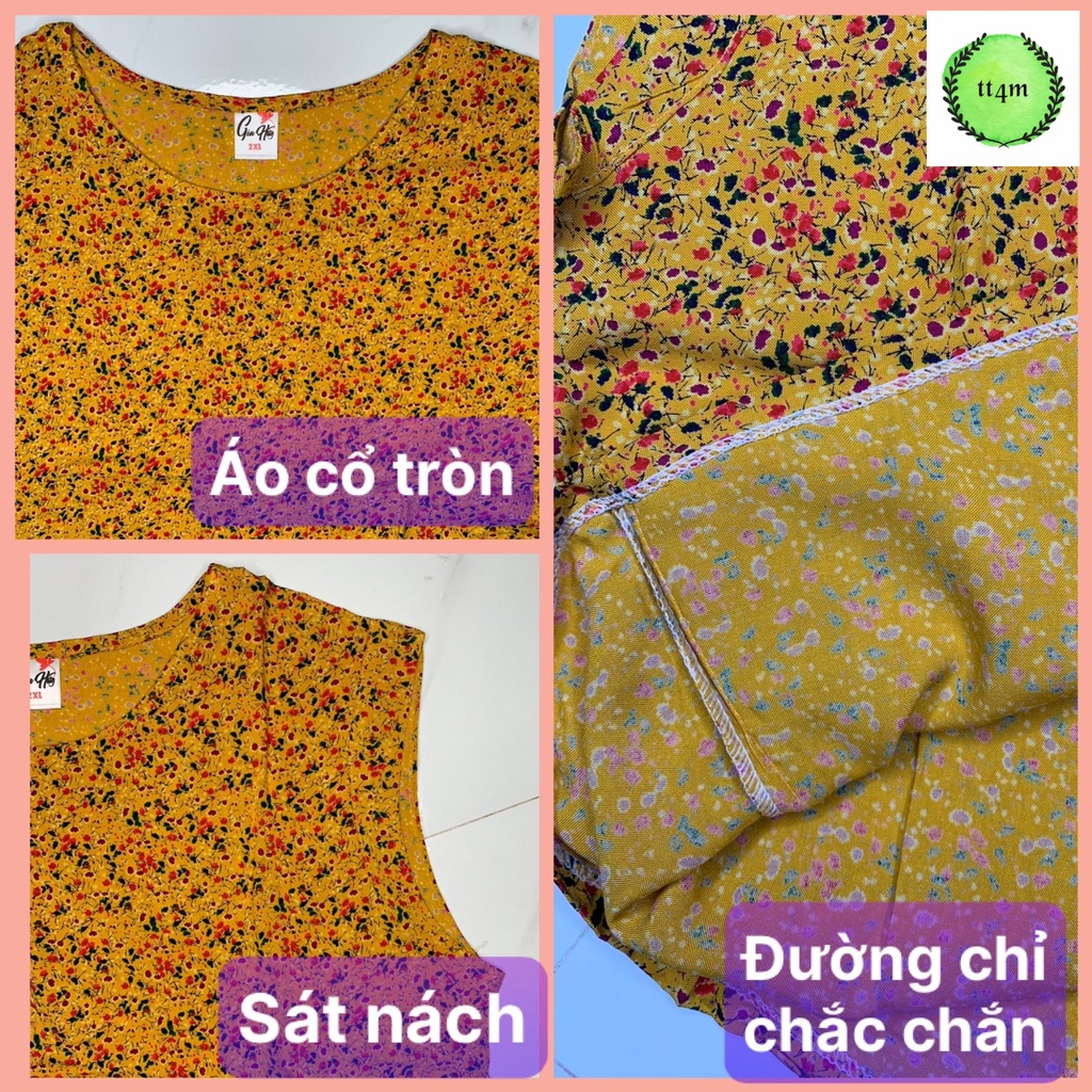 Đồ bộ trung niên Bộ Lanh Nhung Gia Huy mẫu Quần Dài Dáng Trẻ
