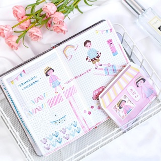 Túi 40 sticker trang trí sổ cute