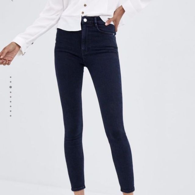 Quần Jean skinny lưng cao ôm body tôn dáng 9 tấc - 6000ASOS