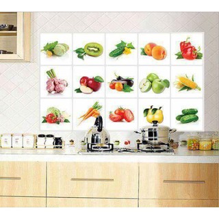 [Giá Buôn] Decal dán bếp cách nhiệt chống bám dính dầu mỡ size lớn