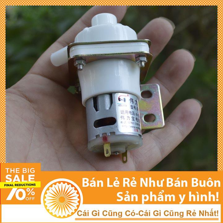 Máy Bơm Mini 12V Trắng