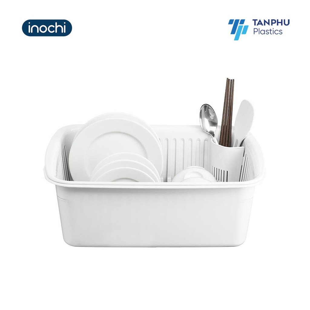 Kệ chén bát Inochi Tokyo có nắp đậy xuất Nhật kích thước 46.9x33.6x29.4cm